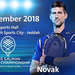 Nadal y Djokovic, duelo estrella en Arabia Saudi el 22-D