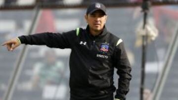 Tapia en su etapa como director técnico de Colo Colo.