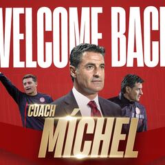 Míchel González, nuevo director técnico de James en Olympiacos