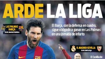 Messi, Neymar y la baja de Piqué en las portadas de Barcelona