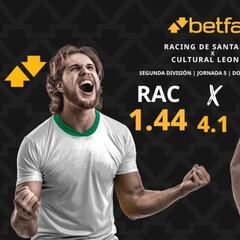 Racing de Santander vs. Cultural Leonesa: horario, dónde ver, pronósticos y clasificación