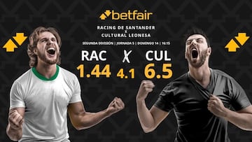 Racing de Santander vs. Cultural Leonesa: horario, dónde ver, pronósticos y clasificación