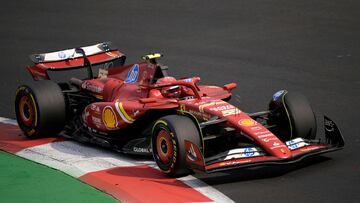 Carlos Sainz (Ferrari SF-24). Ciudad de México, México. F1 2024.