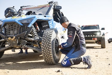 El piloto noruego Ola Floene durante la etapa 8 de la 48ª edición del Rally Dakar 2026.