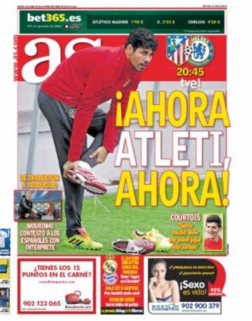 Las portadas de AS de abril