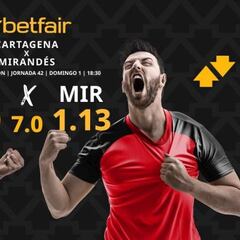 FC Cartagena vs. CD Mirandés: horario, dónde ver, pronósticos y clasificación