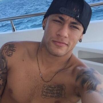 Neymar's life as seen through images shared on social media