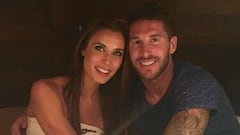 Sergio Ramos y Pilar Rubio celebrando su cuarto aniversario en agosto de 2016