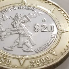Ganarás más de 50 mil pesos si tienes esta rara moneda mexicana de 20 pesos