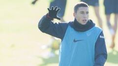 De Marcos, durante un entrenamiento.