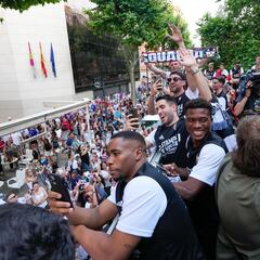 Multitudinaria celebración del Albacete en su ascenso a Segunda División