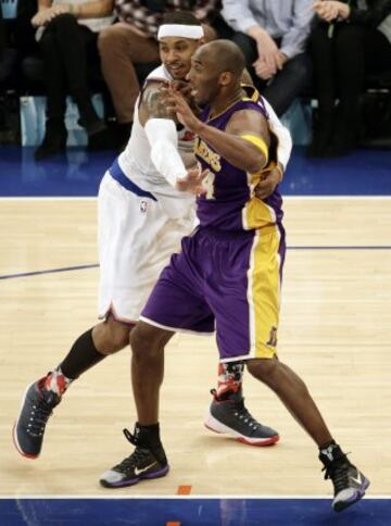 Carmelo Anthony y Kobe Bryant.