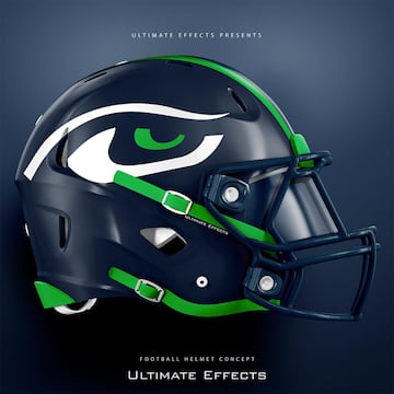 Los 32 cascos de la NFL al estilo de la nueva liga: AAF