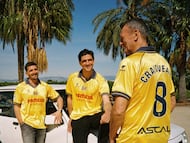 Equipación vintage del Villarreal