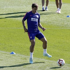 El Atlético se prepara para el partido frente al Getafe