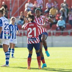 Ajibade arrolla al Sporting para colocar al Atleti en Champions