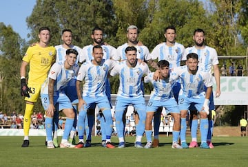 Alineación del Málaga contra el Al Jazira.