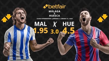 Málaga CF vs. SD Huesca: horario, dónde ver, pronósticos y clasificación