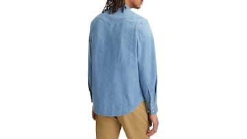 Camisa vaquera Levi's Barstow Western denim azul para hombre