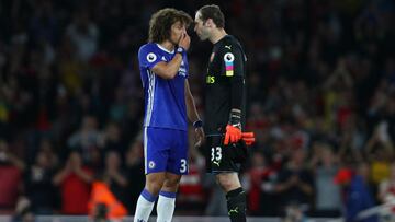 David Luiz hails Cech but hopes to send former team-mate out with a defeat