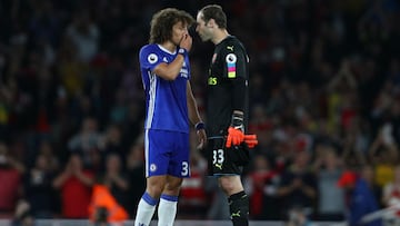 David Luiz hails Cech but hopes to send former team-mate out with a defeat