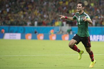 Rafael Márquez representó al entonces bicampeón de Liga MX en Brasil 2014 y se hizo presente con gol en la victoria sobre Croacia por 3-1 en la fase de grupos.