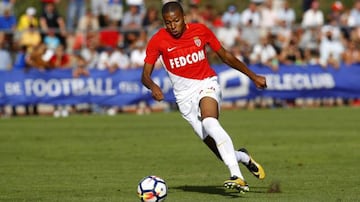 El delantero francés del Mónaco, Kyllian Mbappé.