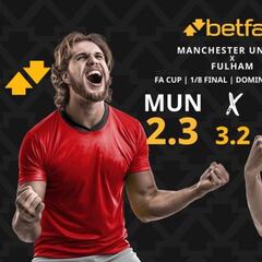 Manchester United vs. Fulham: horario, dónde ver, pronósticos y cuadro