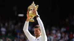 Novak Djokovic completed third back-to-back run at the Wimbledon Championships by defeating Nick Kyrgios in four sets at the All England Club on Sunday.