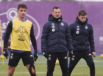 Diego Cocca, en una sesin de preparacin del Valladolid.

 