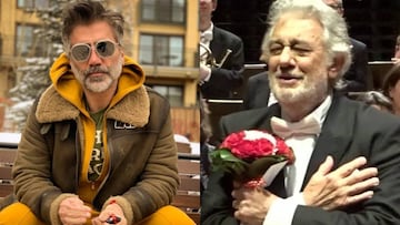 Alejandro Fernández y Plácido Domingo