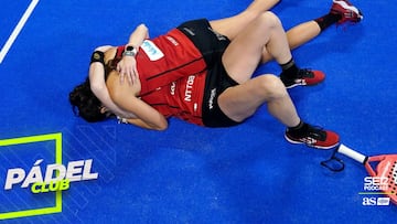 Ale Salazar y Gemma Triay en la final del Master Final de World Padel Tour.