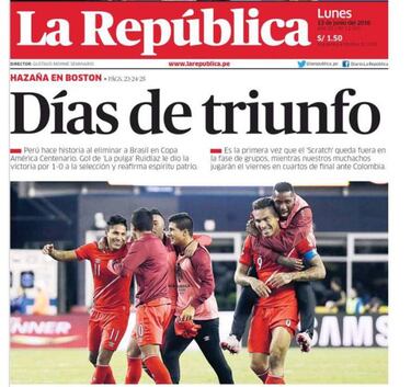 La prensa en Perú: comparan a Ruidíaz con Maradona