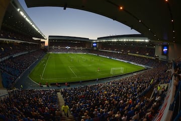 Los 25 estadios europeos con más porcentaje de asistencia