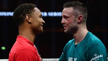 Regis Prograis y Josh Taylor, cara a cara.