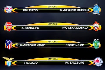 Las mejores imágenes de los sorteos de cuartos de UCL y UEL