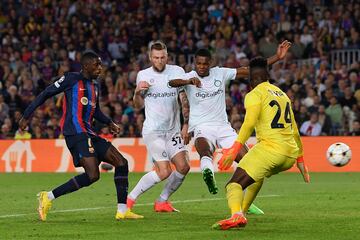 1-0. Ousmane Dembélé marca el primer gol.