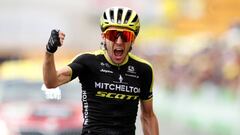 Simon Yates consigui&oacute; su primera victoria en el Tour.