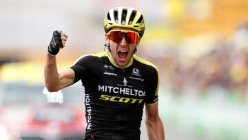 Simon Yates consiguió su primera victoria en el Tour.