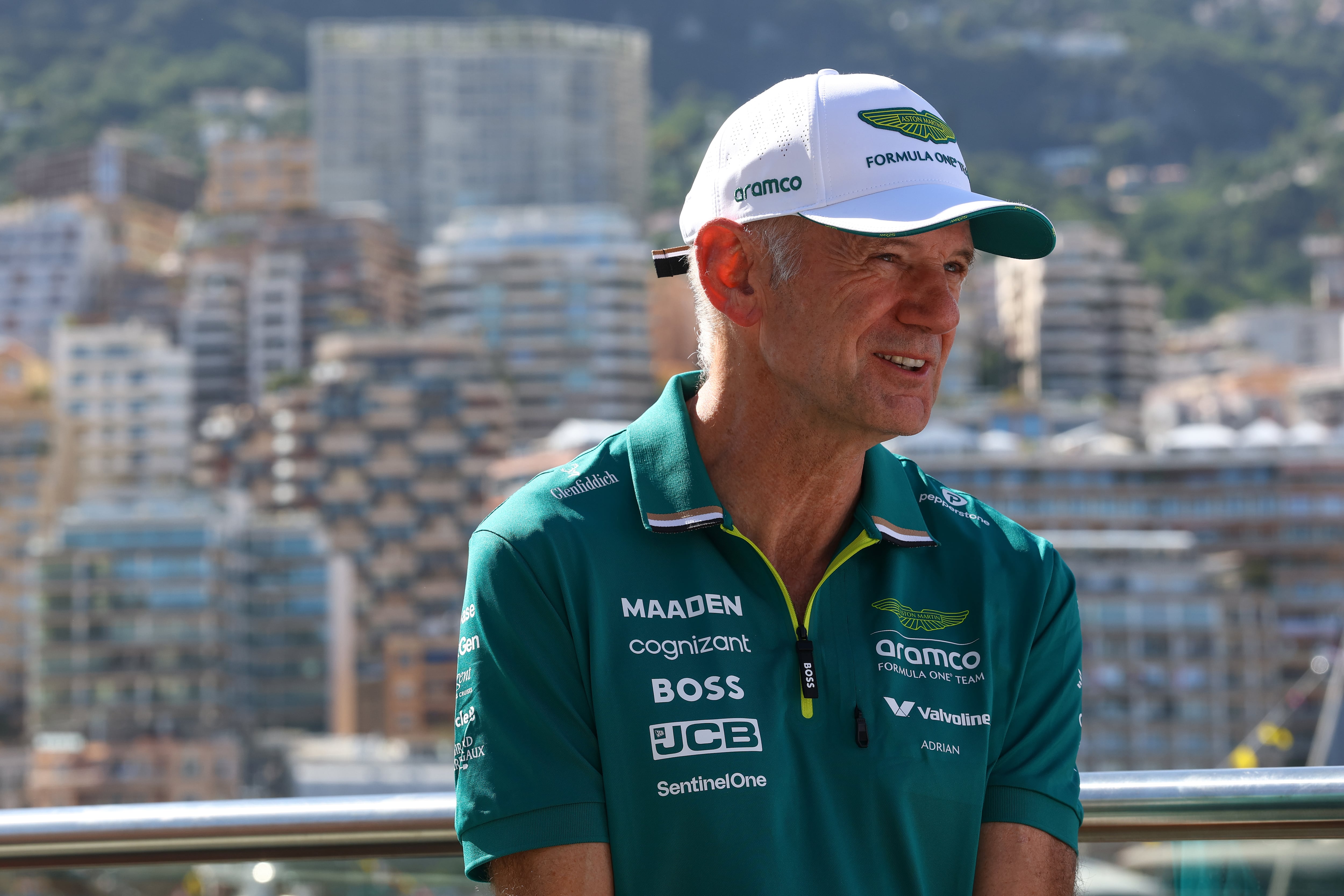 Adrian Newey, en el GP de Mónaco de F1.
