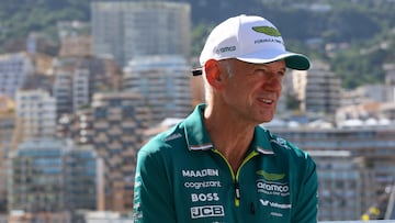 Adrian Newey, en el GP de Mónaco de F1.