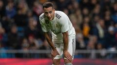 Lucas V&aacute;zquez, durante un partido del Real Madrid.