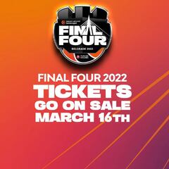 Las entradas para la Final Four, a la venta la próxima semana