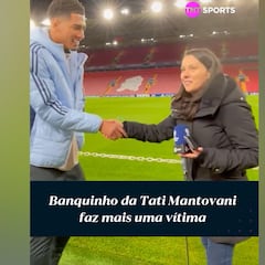 Bellingham’s priceless reaction to journalist’s clever interview trick at Anfield!