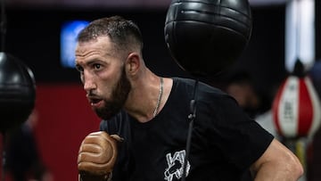 Sandor Martín durante uno de sus entrenamientos.