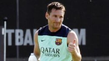 Messi habla de su lesión