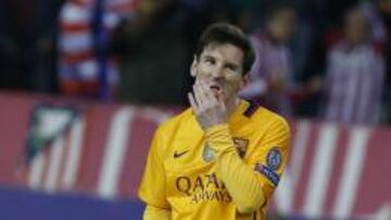 Messi, según la COPE, jugó con problemas musculares.