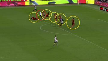 La notable jugada con que Cristiano pasó a seis rivales