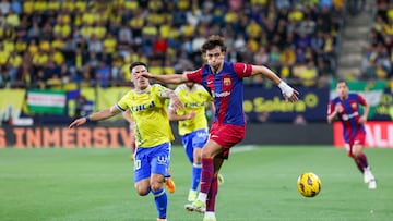 13/04/2024 PARTIDO PRIMERA DIVISION
CADIZ CF - FC BARCELONA
JOAO FELIX CON IZA CARCELEN