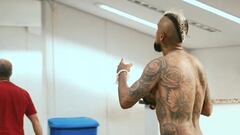 ¿A quién de Fluminense le regaló su camiseta Arturo Vidal? Este video lo deja claro